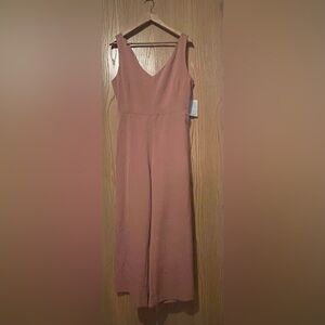 MELLODAY Blush Wide Leg Jumpsuit